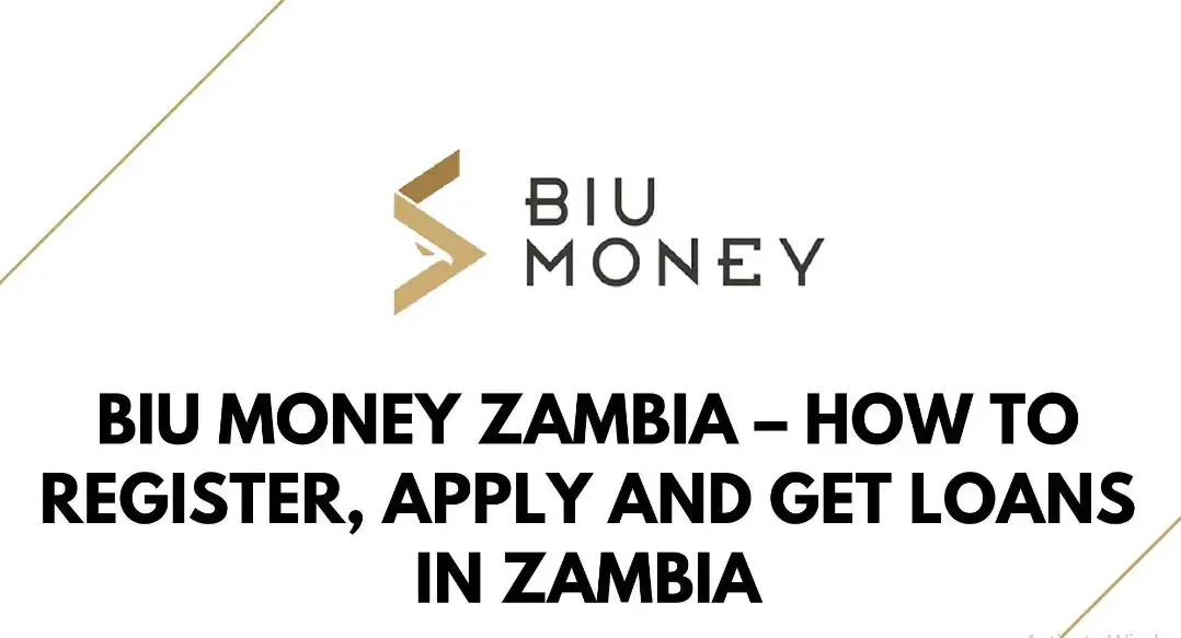 Biu Money Loans Zambia - How to Register & Apply for Loan