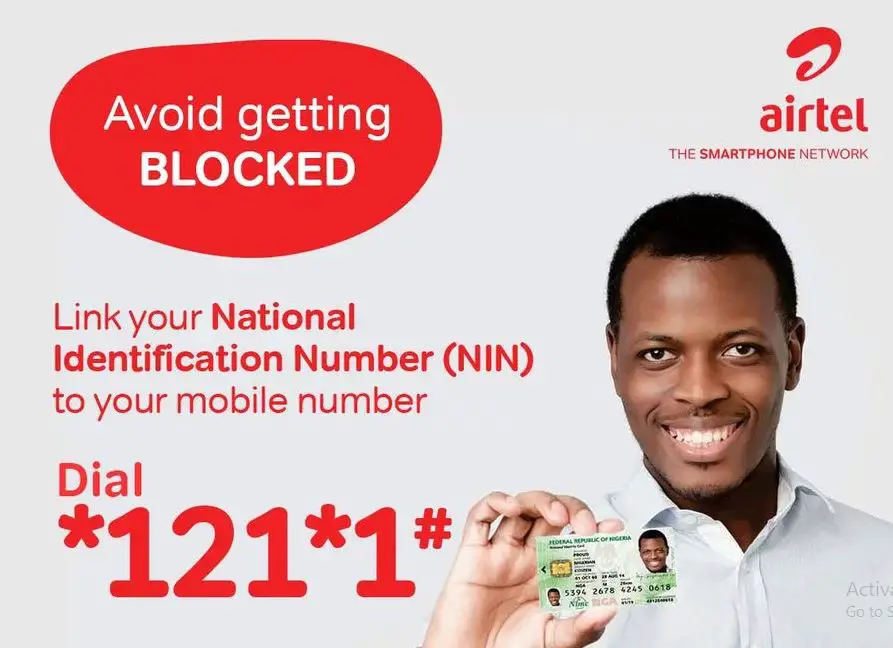 how to link nin to airtel