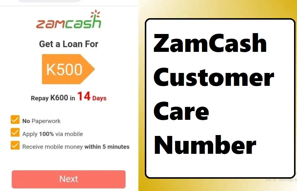 ZamCash Customer Care Number