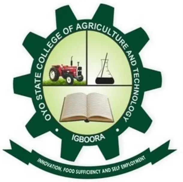 OYSCATECH Admission Portal 2024 - Oyo State College of Agriculture and Technology, Igbo-Ora